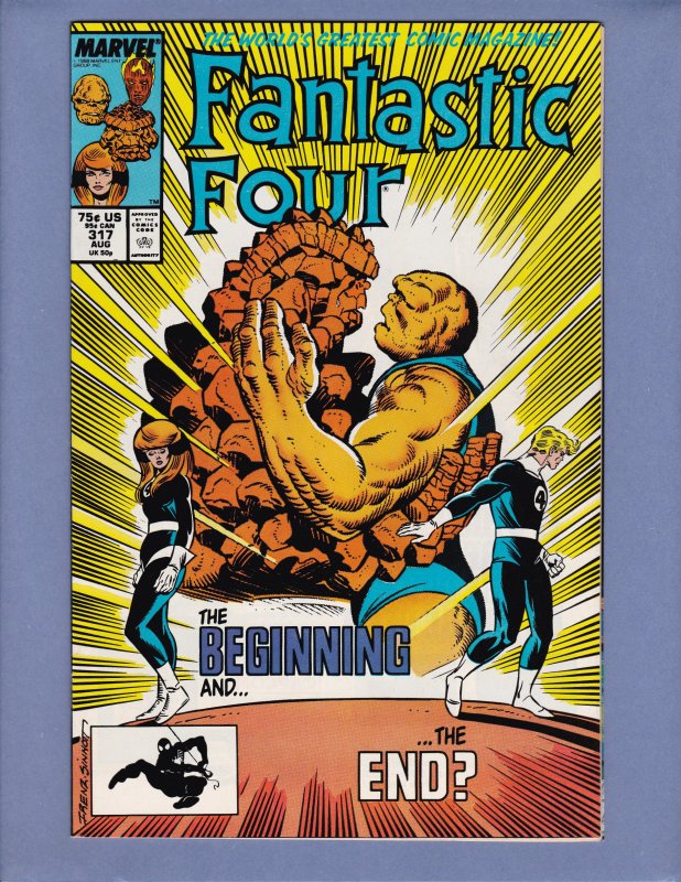 Fantastic Four #317 NM- Marvel 1988