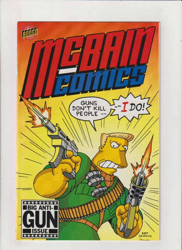Simpsons #7 NM- 9.2 Bongo Comics 1994 Homer,Bart, McBain