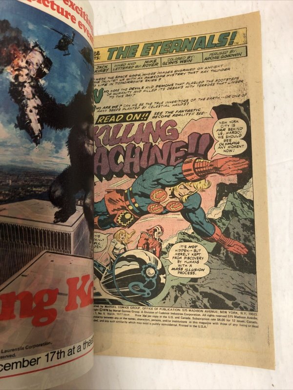 The Eternals (1977) # 9 (VF) Jack Kirby 1st Appearance Sprite Good