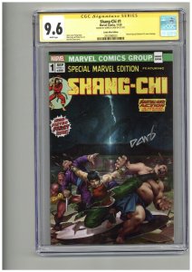 Shang-Chi #1 Derrick Chew HOMAGE Variant Cover SIGNED W/COA CGC 9.6 SS .