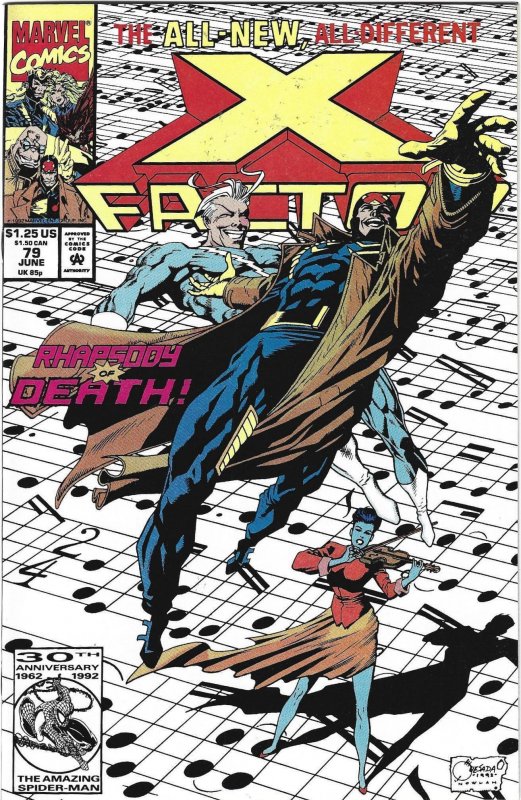 X-Factor #79 through #83 Direct Edition (1992)