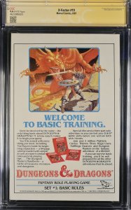 X-Factor 19 CGC 9.4 Signed Walt Simonson Marvel 1987