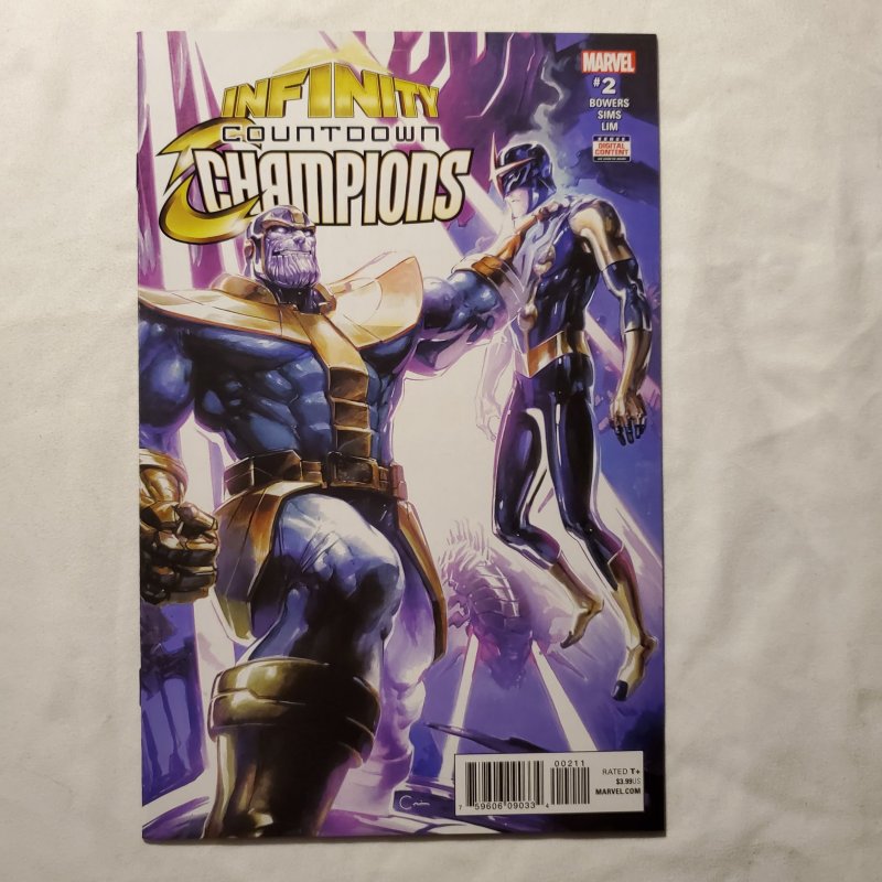 Infinity Countdown Champions 2 Near Mint Cover by Clayton Crain