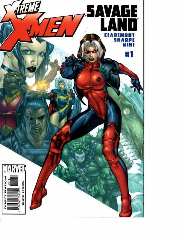Lot Of 2 X-Treme X-Men Marvel Comic Book #01 1  KS6