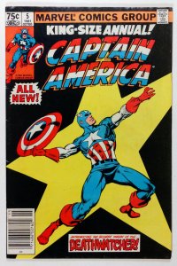Captain America Annual #5 Newsstand (1981)