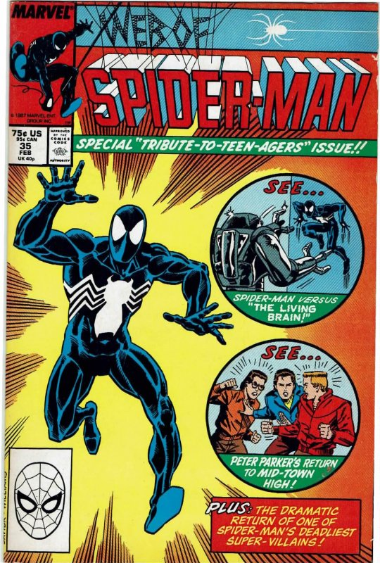 Web of Spider-Man #35 1st Tarantula VF