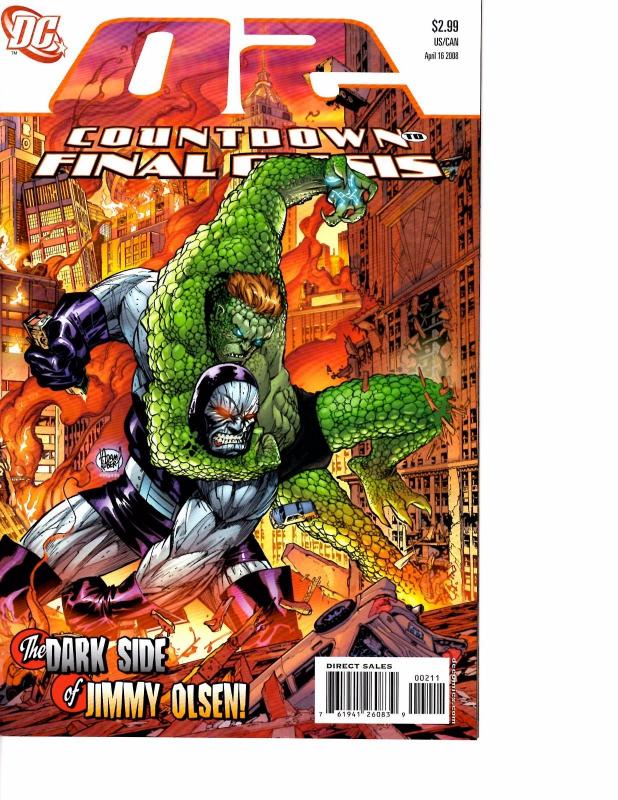 Lot Of 6 Countdown Final Crisis DC Comic Books #6 5 4 3 2 1 J69