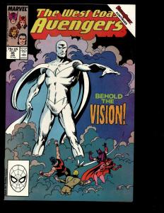 Lot Of 11 West Coast Avengers Marvel Comics # 7 9 42 44 45 47 48 49 54 55(2) JF3