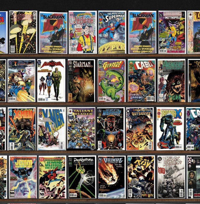 Huge Lot 150+ Comics with Darkstars, Gunfire, Factor X, Cable & More!