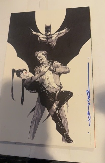 Batman #100 Opena Virgin Cover C (2020)signed by J.Opena