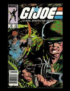 Lot of 12 GI Joe Marvel Comic Books #2 5 25 27 31 32 36 39 40 43 44 45 J411