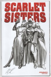 SCARLET SISTERS #1 D Variant 1:10, NM-, Alex Ross, 2022, Dynamite