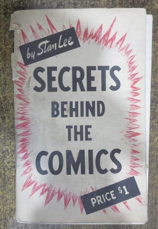 STAN LEE- SECRETS BEHIND THE COMICS! 1947 Original Edition GOOD, Blonde Phantom