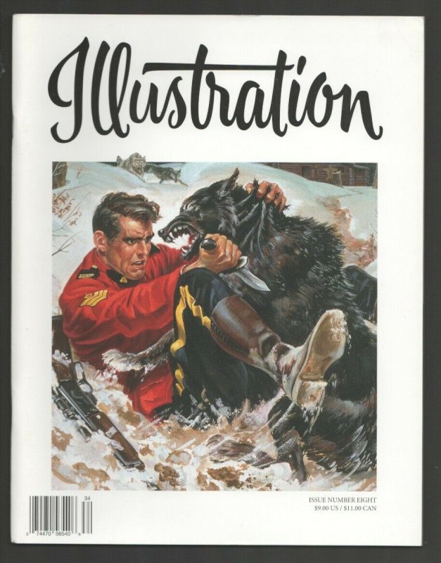 Illustration #8 10/2003--KIng of The Royal Mounted  cover by William George-P... 