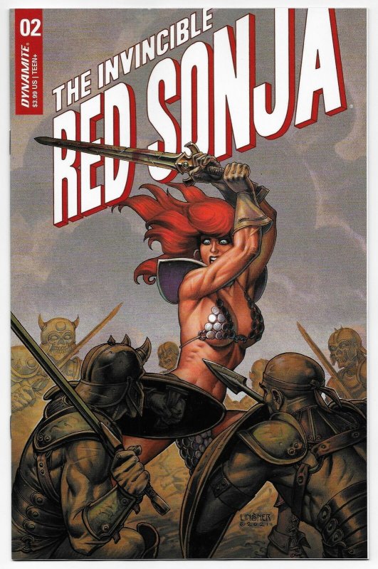 Invincible Red Sonja #2 Cvr B Linsner (Dynamite, 2021) NM