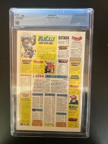 Spawn #1 (1992) - CGC 9.4 ! 1st Spawn, Wanda Blake,  Malebolgia, Sam & Twitch