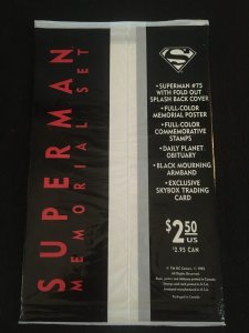 SUPERMAN #75 Sealed Black Bag 
