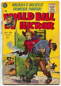 Wild Bill Hickok #26 1956-Avon-Kinstler cover-Gerald McCann-FAIR