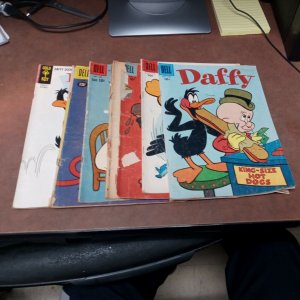 Daffy Duck 6 Issue Silver Bronze Age Comics Lot Run Set Collection Dell