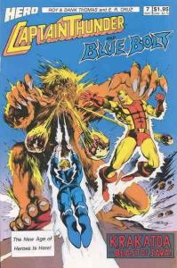 Captain Thunder and Blue Bolt #7 VF/NM; Hero | save on shipping - details inside