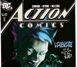 Action Comics # 833,834, 835 1st Comic Book Appearance of LIVEWIRE !!!