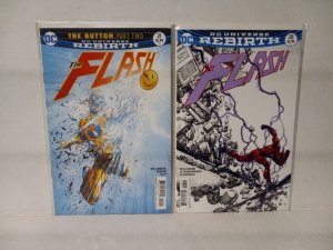 THE FLASH: REBIRTH - #21 AND #28 - THE BUTTON - FREE SHIPPING