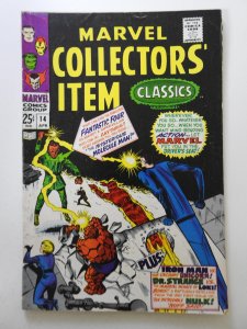 Marvel Collectors' Item Classics #14 (1968) Classic Marvel Stories! VG/F...