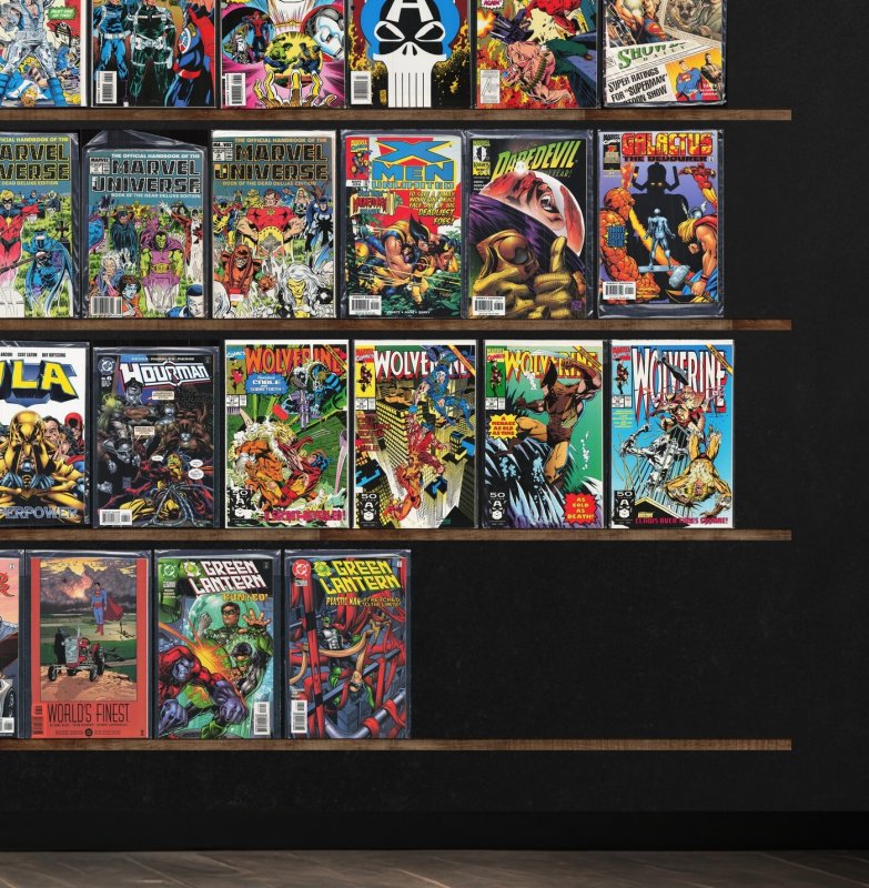 Huge Lot 140+ Comics with What If...?, Wolverine, Mutant X, Wild Thing & More!