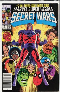 Marvel Super Heroes Secret Wars #2 Newsstand Edition (1984)