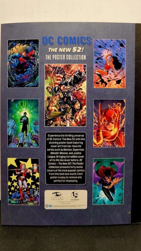 DC Comics: NEW 52 Poster Book LOOT CRATE Edition | Complete with 40 Posters 5×7