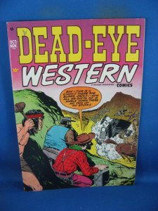 DEAD EYE WESTERN VOL 2 #10 VF- HILLMAN SCARCE 1952
