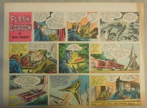 Flash Gordon Sunday Page by Mac Raboy from 12/25/1955 Half Page Size