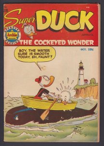 Super Duck Comics #28 5.5 FN- Archie - Oct 1949 Al Flagaly