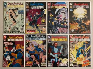 Deathstroke the Terminator lot #1-37 DC (8.5 VF+) 37 diff (1991 to 1994)