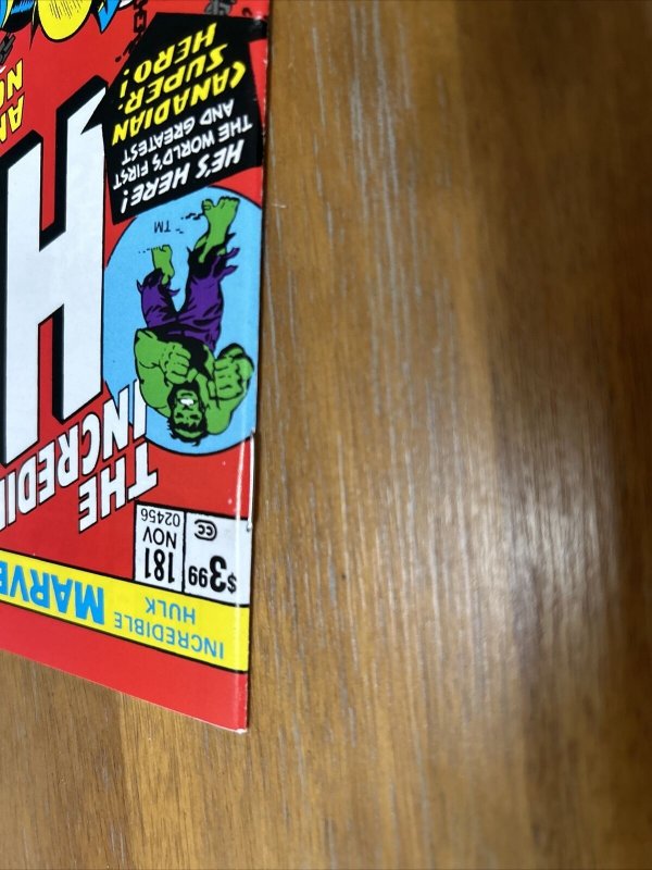Incredible Hulk Facsimile Edition #181C NM ~ 1st Appearance Of Wolverine.
