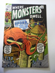 Where Monsters Dwell #2 (1970) FN+ Condition