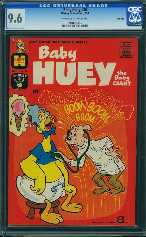 Baby Huey, the Baby Giant #36 (1961) CGC 9.6 NM+