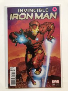 INVINCIBLE IRON MAN #1 (9 BOOK VARIANT LOT) MARVEL COMICS 2015 SKOTTIE CDLDF