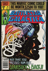 Battlestar Galactica #19 Newsstand Edition (1980) Battlestar Galactica
