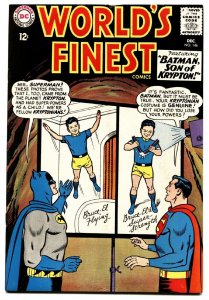 WORLDS FINEST #146 comic book 1964 DC BATMAN SUPERMAN ROBIN ORIGIN