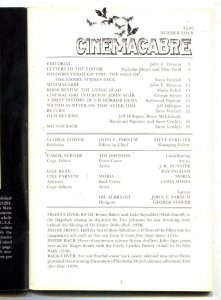 Cinemacabre fanzine #4 1981- Empire Strikes Back Star Wars