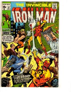 Iron Man # 27 VG Marvel Comic Book Avengers Hulk Thor Captain America J290