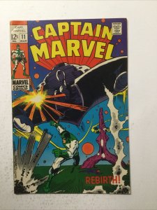 Captain Marvel 11 Very fine- vf- 7.5 Marvel 