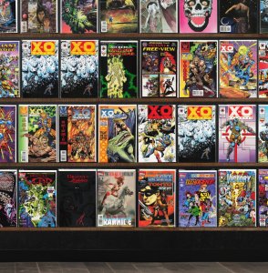 Huge Lot 140+ Comics with X-O Manowar, Hawk And Dove & More!