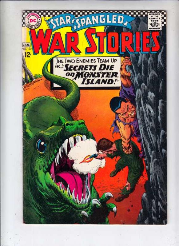 Star Spangled War Stories #130 (Jan-67) VG/FN+ Mid-Grade Dinosaur