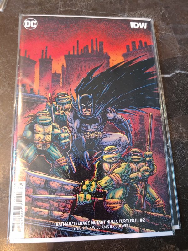 BATMAN/TEENAGE MUTANT NINJA TURTLES III #2 VIRGIN VARIANT NM