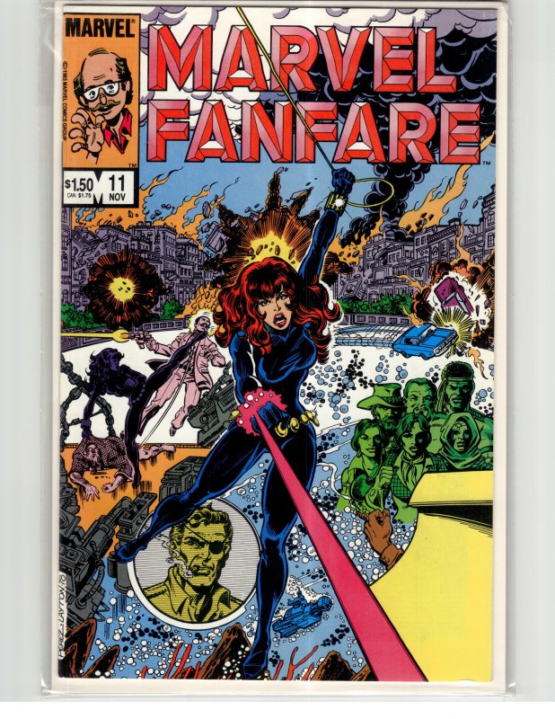 Marvel Fanfare #11 (1983) Black Widow [Key Issue]