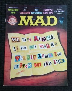 1977 MAD Magazine #191 VG+ 4.5 Alfred E Neuman / Marathon Man / The Jeffersons