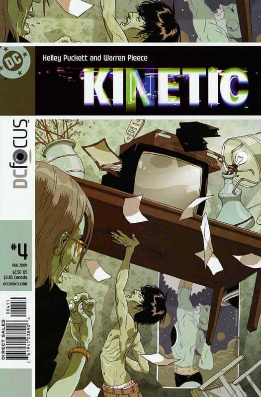 Kinetic #4 VF/NM; DC | save on shipping - details inside