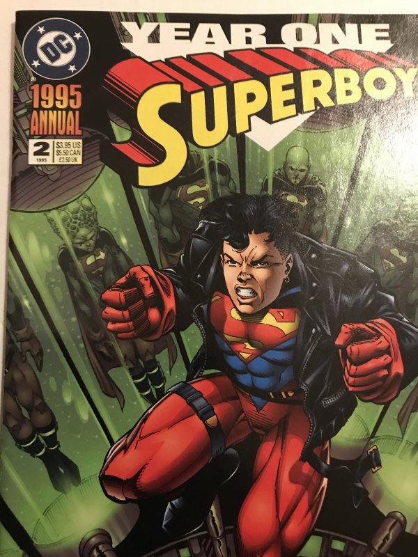Superboy Annual #2 : DC 1995 VF/NM; Newsstand Variant, Year One